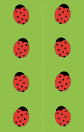 Green Ladybugs Bookmark