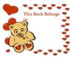 Teddy Bear Bookplates