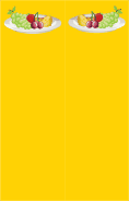 Yellow Fruit Bookmark