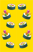 Yellow Sushi Bookmark