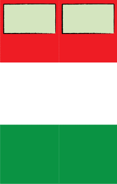 Italian Flag Bookmark bookmark