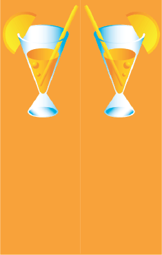 Orange Drink Bookmark bookmark