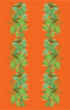 Orange Herbs Bookmark bookmark