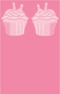 Pink Cupcake Pink Bookmark