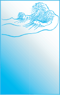 Blue Wave Bookmark