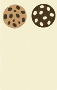 Chocolate Chip Cookies Yellow Bookmark