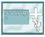 Cross Lamb Bookplate