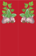 Garlic Red Bookmark