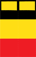 German Flag Bookmark