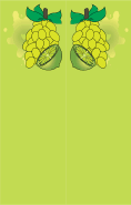 Grapes Citrus Green Bookmark