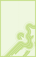 Green Curves Bookmark
