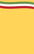 Mexico Flag Yellow Bookmark