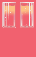 Tall Drink Pink Bookmark