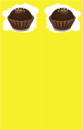 Yellow Chocolate Truffle Bookmark