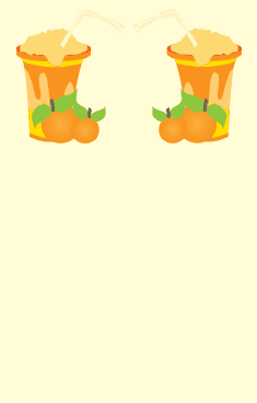Apricot Drink Bookmark bookmark