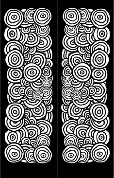 Black White Circles Bookmark bookmark