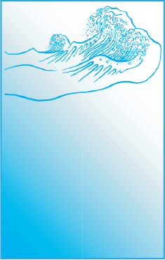 Blue Wave Bookmark bookmark