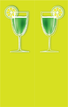 Cocktail Green Bookmark bookmark