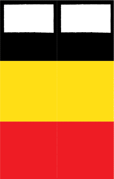 German Flag White Bookmark bookmark