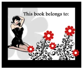 Gothic Retro Bookplates bookmark