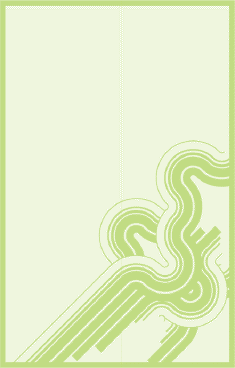 Green Curves Bookmark bookmark