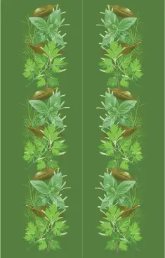 Green Herbs Bookmark bookmark