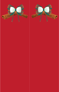 Holiday Bow Red Bookmark bookmark