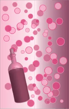 Pink Wine Bottle Bookmark bookmark