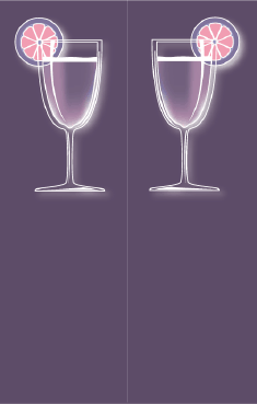 Purple Cocktail Bookmark bookmark