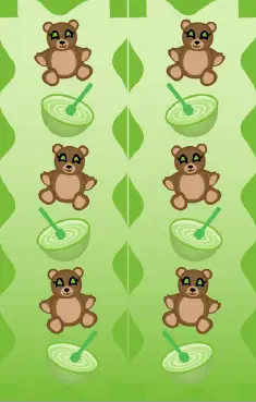 Teddy Bears Green Bookmark bookmark
