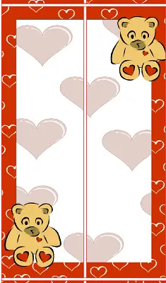 Teddy Heart Bookmark bookmark