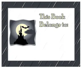 Vampire Castle Bookplates bookmark