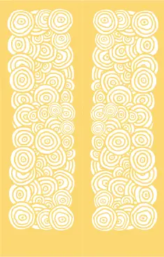 Yellow Circles Bookmark bookmark