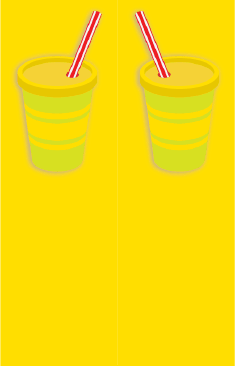 Yellow Paper Cups Bookmark bookmark