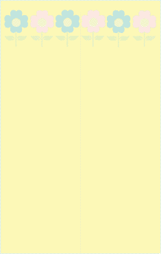 Yellow Pastel Flowers Bookmark bookmark