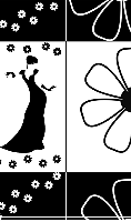 Black and White Fashion Bookmark