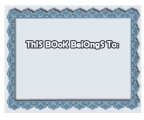 Blue Bookplates