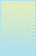 Blue Green Spiral Bookmark