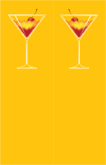Cherry Martini Bookmark