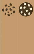 Chocolate Chip Cookies Brown Bookmark