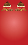 Chocolate Sundae Red Bookmark