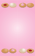 Cookies Pink Bookmark
