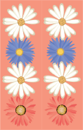 Flowers Peach Bookmark
