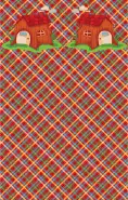 Funky House Plaid Bookmark