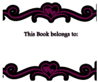Gothic Heart Bookplates