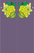 Grapes Citrus Purple Bookmark