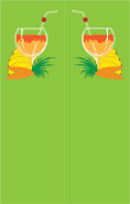 Green Banana Drink Bookmark