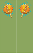 Green Corndog Bookmark