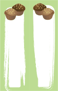 Green Muffins Bookmark