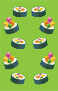 Green Sushi Bookmark